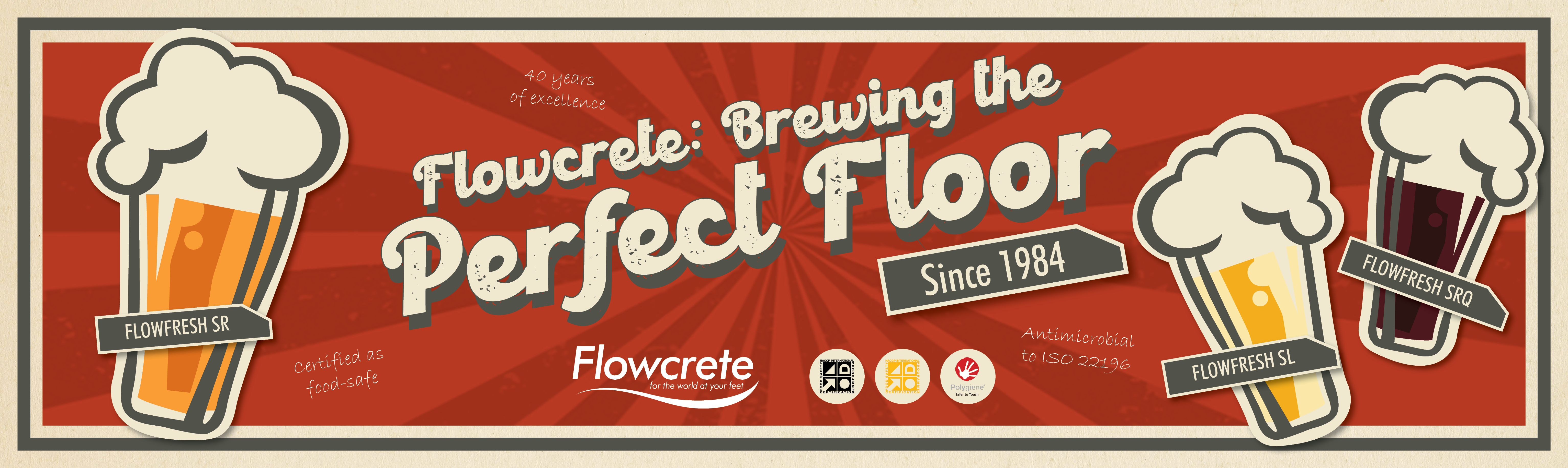 Brewing the Perfect Floor Since 1984 Graphic