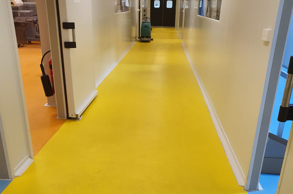 Dry or semi-wet food processing and packaging zones