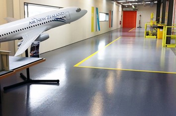 Flowcrete Australia at Air New Zealand, Auckland